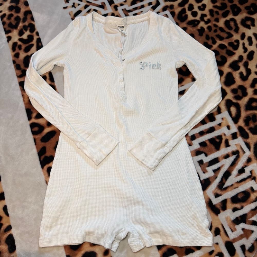 Pink thermal one piece